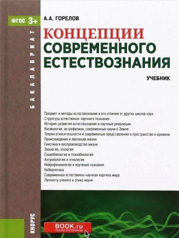 Концепции Современного Естествозн (Для Бак.Учеб - Горелов А.А.